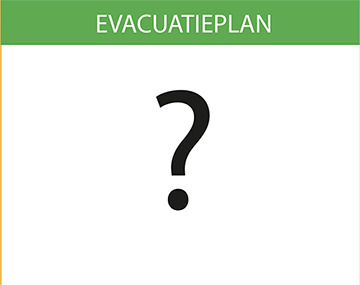geen evacuatieplan